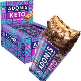 ADONiS High Protein keto nut bar Hazelnut Crunch & Cocoa 45g