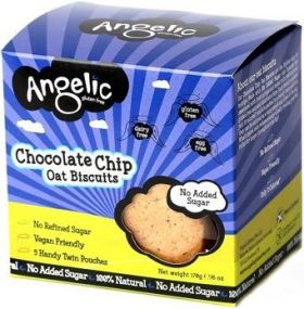 Angelic Chocolate Chip Oat Biscuits 170g (5x2's) 