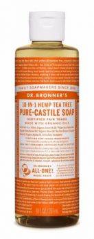 **Dr Bronner Tea Tree Pure-Castile Liquid Soap 237ml