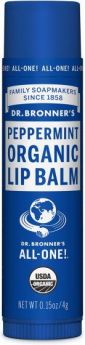 Dr Bronner Peppermint Organic Lip Balm 4g