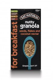 Eat Natural Nutty Granola Seed & Coconut Nectar 425g