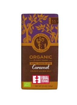 Equal Exchange ORG Caramel & Sea Salt Dark Chocolate 100g
