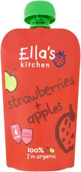 Ella's Kitchen S1 Strawberries Apples C&C 120g