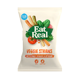 **Eat Real Kale Tomato Spinach Veggie Straws 113g