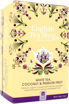 ** English Tea ORG White Tea Coconut & Passion 40g (20s)