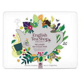 ** English Tea Ultimate Tea Collection WHITE Gift Tin 36ct