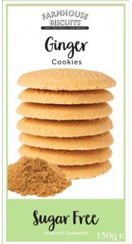 Farmhouse Biscuits Sugar Free Ginger 150g