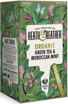 Heath & Heather ORG Green & Moroccan Mint Tea 40g (20s)