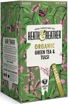 Heath & Heather ORG Green & Tulsi Tea 40g (20s)