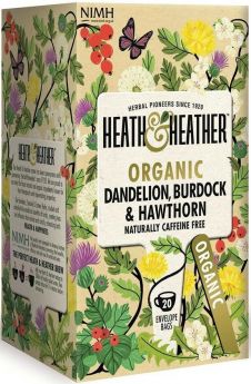Heath & Heather ORG Dande, Burdock & Hawtho Tea 30g (20s)