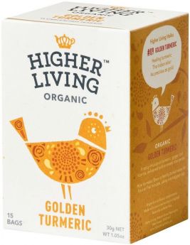 Higher Living ORG Golden Turmeric Tea 30g (15's)