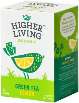 Higher Living ORG Green Lemon Tea 40g (20's)