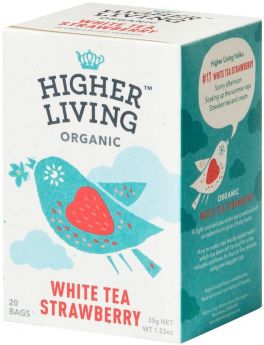 Higher Living ORG White Strawberry Tea 35g (20's)