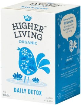 Higher Living ORG Daily Detox Tea 25g (15's)