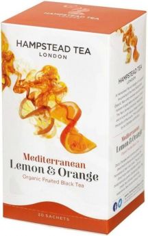 Hampstead Organic Lemon & Orange Tea (individually wrapped) 30g x4