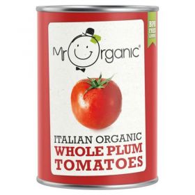 Mr Organic Whole Peeled Tomato 400g