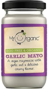 Mr Organic Free From Mayonnaise with Garlic 180g
