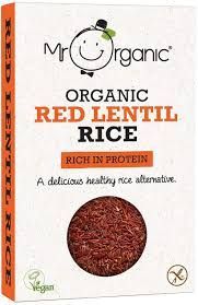 Mr Organic Red Lentil Rice 250g