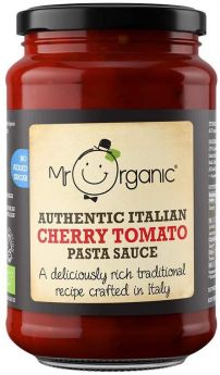 Mr Organic Cherry Tomato Pasta Sauce (glass jar) 350g
