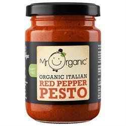 Mr Organic Vegan Red Pepper Pesto (glass jar) 130g