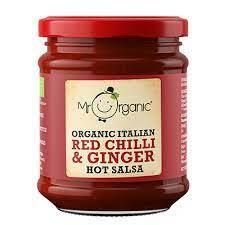 Mr Organic Hot Chilli and Ginger Salsa 200g