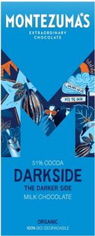 Montezuma Organic Darkside 51% Milk Chocolate 90g