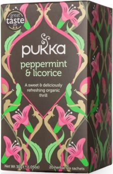 Pukka ORG Peppermint & Licorice Tea 36g (20's)