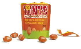 Tony's Chocolonely Easter Egg Milk Caramel Sea Salt Pouch 180g