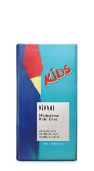 Vivani ORG Milk Creamy Centre, Kids Chocolate 100g