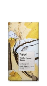 Vivani ORG White Mango Coco Chocolate 80g