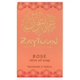 Zaytoun Rose olive oil soap 100g 